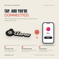 How the NFC keychain works — one tap