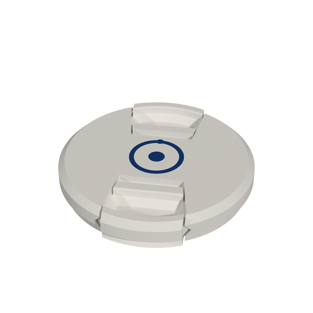Personalised lens cap with The Cult Project mark