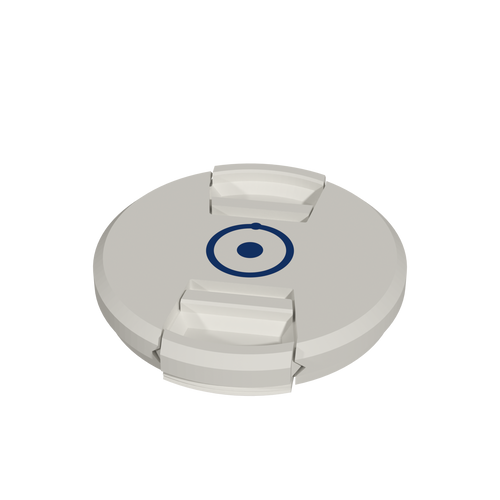 Personalised lens cap with The Cult Project mark